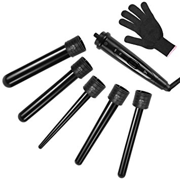 ohuhu 5 in 1 curling iron wand set