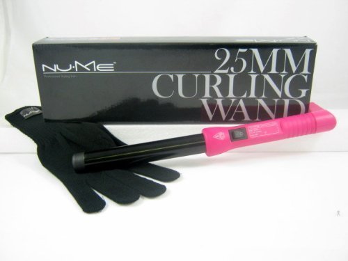 pink nume curling wand