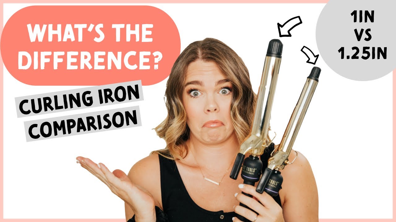 Comparing 1inch VS 1.25inch Curling Irons // Hot Tools XL Barrel